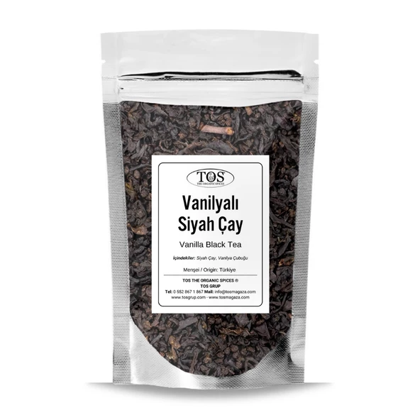 Vanilyalı Siyah Çay 40 gr (1. Kalite) ürün görseli 1