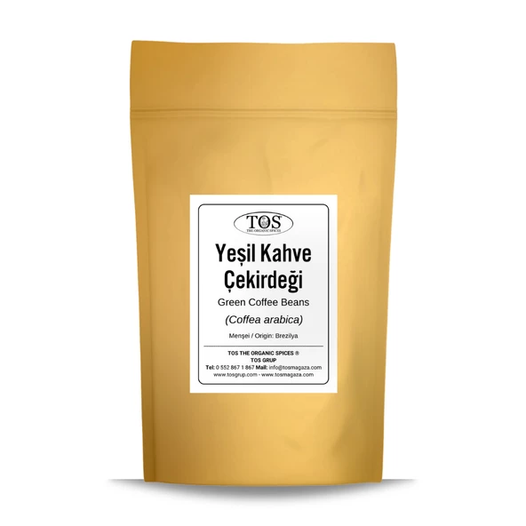 Yeşil Kahve Çekirdeği 1 kg (1. Kalite) Green Coffee Beans ürün görseli 1