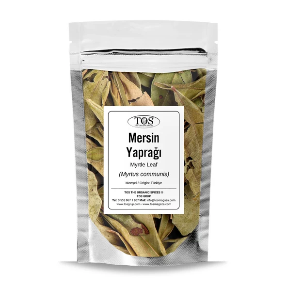 Mersin Yaprağı 100 gr (1. Kalite) Myrtus communis ürün görseli 1
