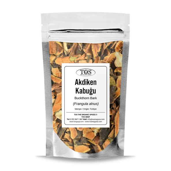 Akdiken Kabuğu (Barut Ağacı) 50 gr (1. Kalite) Frangula alnus ürün görseli 1