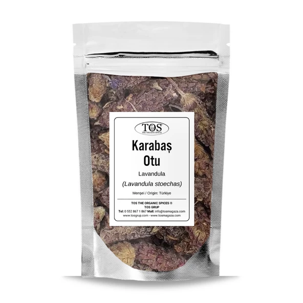 Karabaş Otu 100 gr (1. Kalite) Lavandula stoechas ürün görseli 1