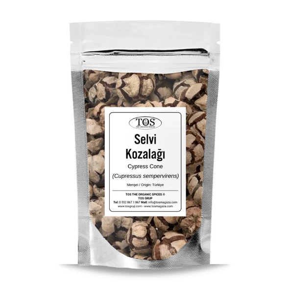 Selvi Kozalağı 50 gr (1. Kalite) Cupressus sempervirens ürün görseli 1