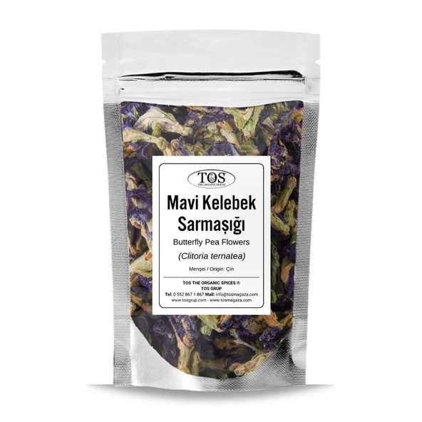 Mavi Kelebek Sarmaşığı 10 gr (1. Kalite) Clitoria ternatea ürün görseli 1