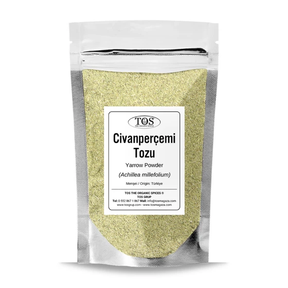 Civanperçemi Tozu 250 gr (1. Kalite) Achillea millefolium ürün görseli 1