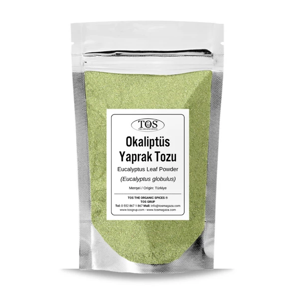 Okaliptüs Yaprağı Tozu 100 gr (1. Kalite) Eucalyptus globulus ürün görseli 1