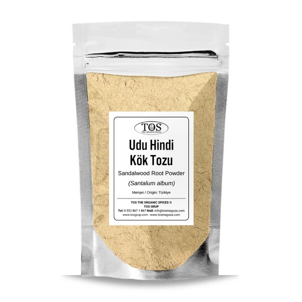 Udu Hindi Kökü Tozu 100 gr (1. Kalite) Santalum album ürün görseli 1