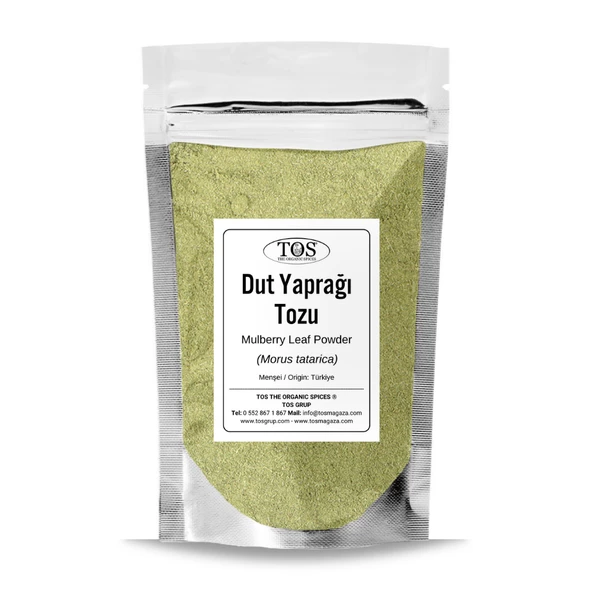 Dut Yaprağı Tozu 100 gr (1. Kalite) Morus tatarica ürün görseli 1