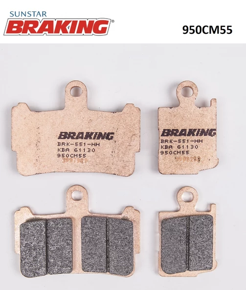 SİNTERLİ ÖN FREN BALATASI / HONDA / VFR 1200 F DCT / 1200cc / ÖN İKİ TAKIM KULLANIR / 2010-2011-2012-2013-2014-2015-2016 ürün görseli 1