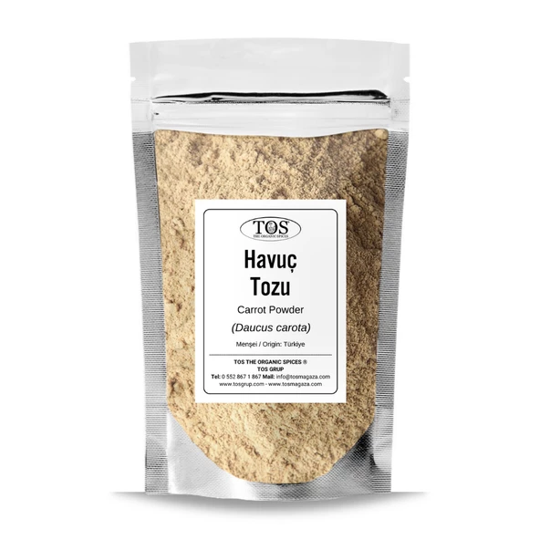 Havuç Tozu 250 gr (1. Kalite) Daucus carota ürün görseli 1