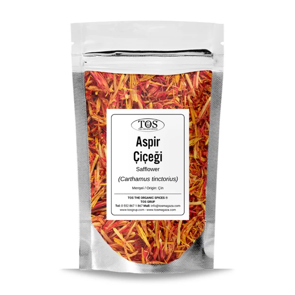 Aspir Çiçeği 100 gr (1. Kalite) Carthamus tinctorius ürün görseli 1