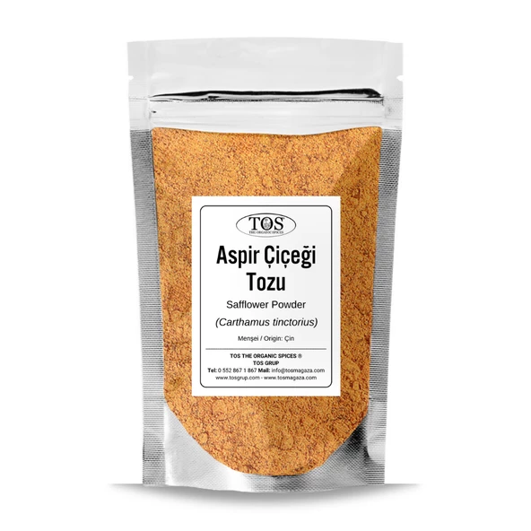 Aspir Çiçeği Tozu 500 gr (1. Kalite) Carthamus tinctorius ürün görseli 1