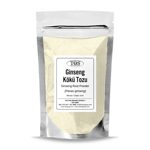 Ginseng Kökü Tozu, Kore 25 gr (1. Kalite) Ginseng Root Powder ürün görseli 1