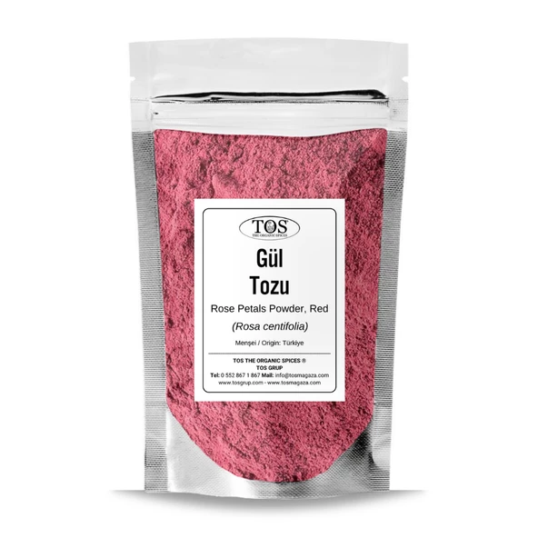 Gül Tozu 100 gr (1. Kalite) Rosa centifolia ürün görseli 1