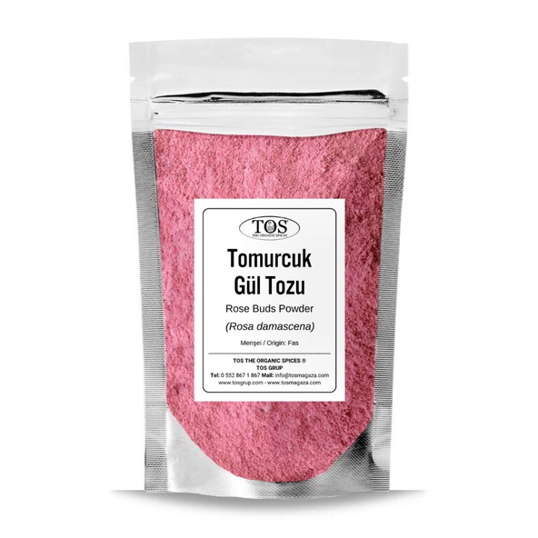 Tomurcuk Gül Tozu 100 gr (1. Kalite) Rosa damascena ürün görseli 1