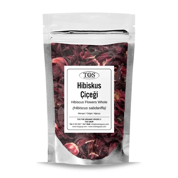 Hibiskus Çiçeği 500 gr (1. Kalite) Hibiscus sabdariffa ürün görseli 1