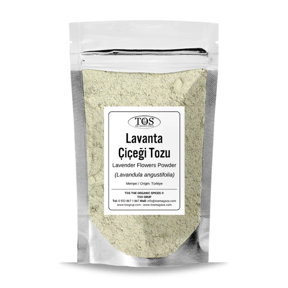 Lavanta Çiçeği Tozu 100 gr (1. Kalite) Lavandula angustifolia ürün görseli 1