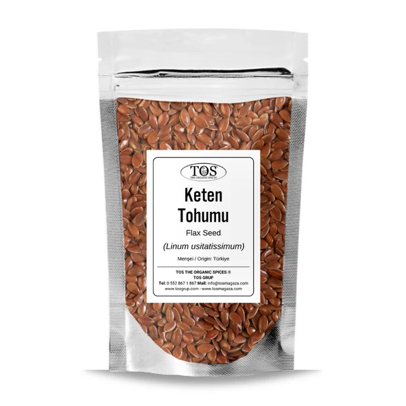 Keten Tohumu 250 gr (1. Kalite) Linum usitatissimum ürün görseli 1
