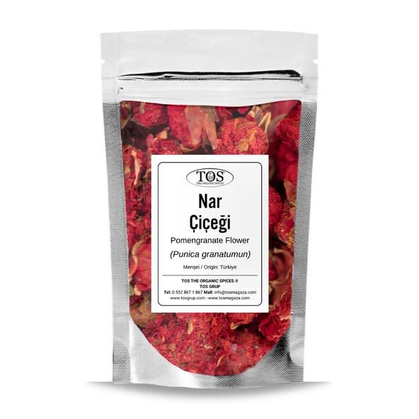 Nar Çiçeği 100 gr (1. Kalite) Punica granatumun ürün görseli 1