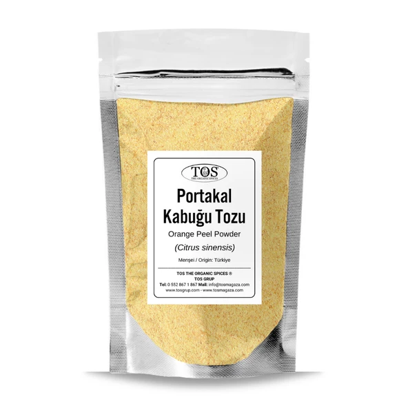 Portakal Kabuğu Tozu 250 gr (1. Kalite) Citrus sinensis ürün görseli 1
