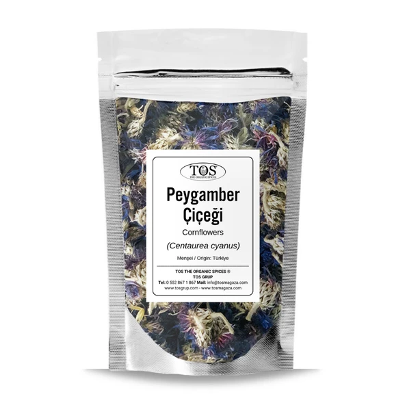 Peygamber Çiçeği (Mavi Kantaron) 250 gr (1. Kalite) Centaurea cyanus ürün görseli 1