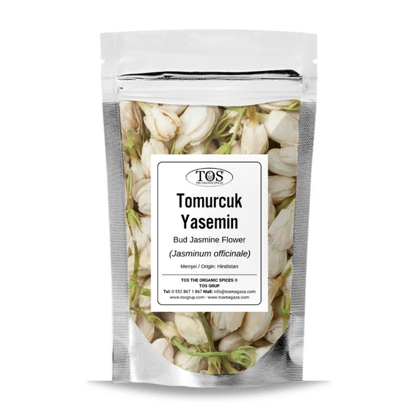 Tomurcuk Yasemin Çiçeği 50 gr (1. Kalite) Jasminum officinale ürün görseli 1