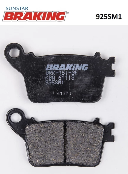 YARI METALİK ARKA FREN BALATASI / YAMAHA / YZF R1 M / 1000cc / ARKA / 2015-2016-2017-2018-2019-2020-2021-2022 ürün görseli 1