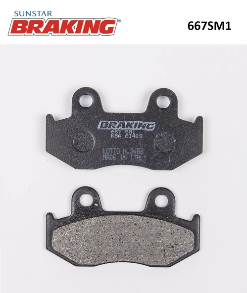 YARI METALİK ÖN FREN BALATASI / HONDA / SPACY ALPHA / 110cc / ÖN / 2011-2012-2013-2014-2015-2016-2017-2018-2019-2020-2021-2022 ürün görseli 1
