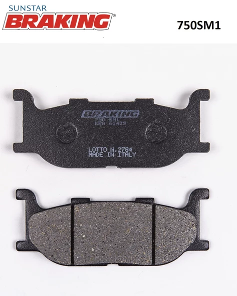 YARI METALİK ÖN FREN BALATASI / YAMAHA / XVS V-STAR / 650cc / ÖN  / 1998-1999-2000-2001-2002-2003-2004-2005-2006-2007 ürün görseli 1
