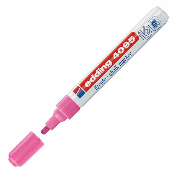 EDDING CAM KALEMI FOSFORLU PEMBE 1 LI (4095) ürün görseli 1