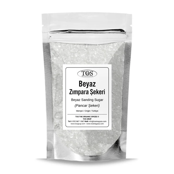 Beyaz Zımpara Şekeri 100 gr White Sanding Sugar ürün görseli 1
