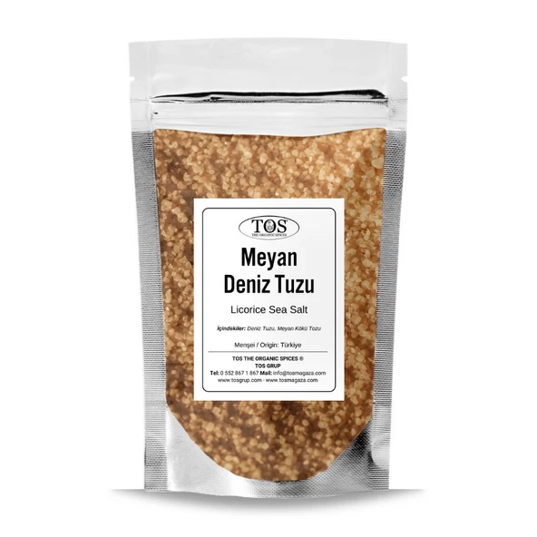 Meyan Deniz Tuzu 5 kg (1. Kalite) Licorice Sea Salt ürün görseli 1