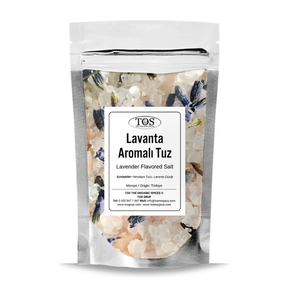 Lavanta Aromalı Tuz 2,5 kg (1. Kalite) Lavender Flavored Salt ürün görseli 1
