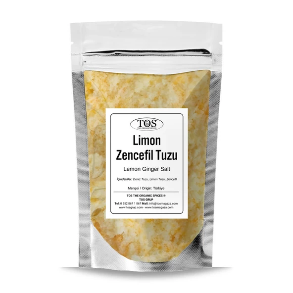 Limon Zencefil Tuzu 2,5 kg (1. Kalite) Lemon Ginger Salt ürün görseli 1