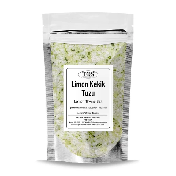 Limon Kekik Tuzu 1 kg (1. Kalite) Lemon Thyme Salt ürün görseli 1