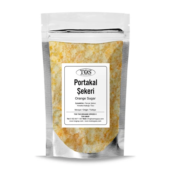 Portakal Şekeri 500 gr (1. Kalite) Orange Sugar ürün görseli 1