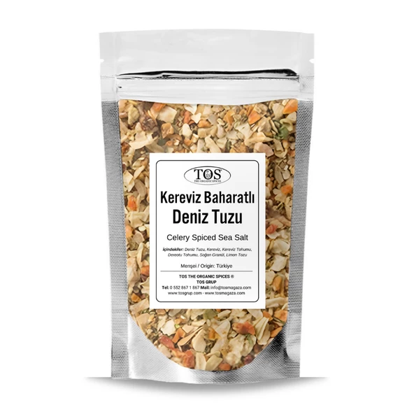 Kereviz Baharatlı Deniz Tuzu 5 kg (1. Kalite) Celery Spiced Sea Salt ürün görseli 1