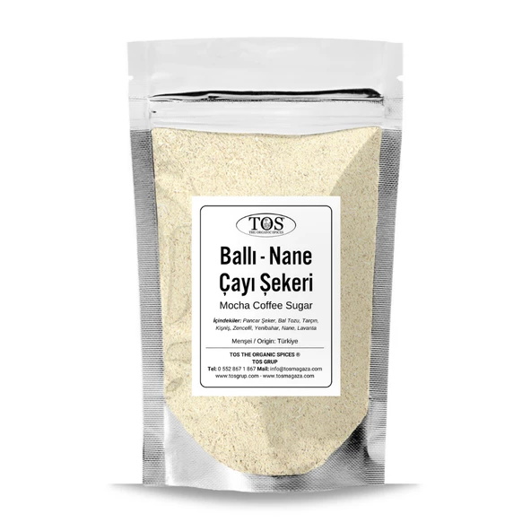 Ballı - Nane Çayı Şekeri 250 gr (1. Kalite) Honey - Mint Tea Sugar ürün görseli 1