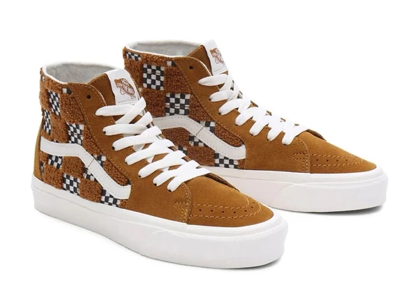 Vans Sk8 Hi Tapered Kadın Günlük Ayakkabı VN0009QP1M71 Kahve ürün görseli 1