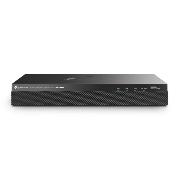 Tp-Link VIGI NVR2016H-16P 16 Kanal NVR (H.265+4K (2CH 8MP-16CH 1MP) PoE 90W ürün görseli 1