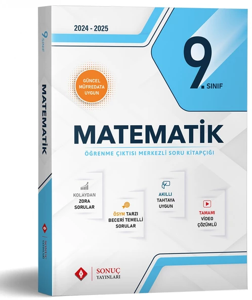 Sonuç 2025 9. Sınıf Matematik Modüller Set Sonuç Yayınları ürün görseli 1