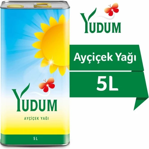 Yudum Ayçiçek Yağı Teneke 5 LT ürün görseli 1