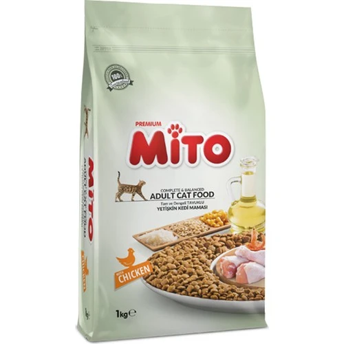 Mito Adult Cat Tavuklu Yetişkin Kedi Maması 1 kg ürün görseli 1