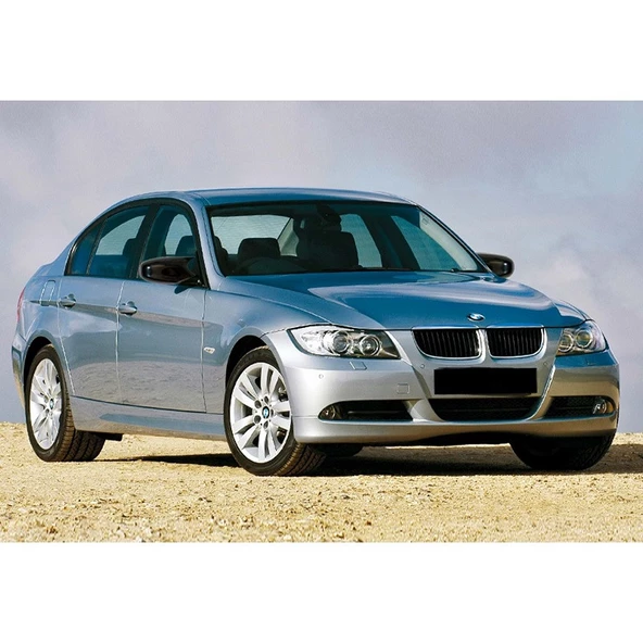 BMW 3.SERİ 2005-2009 UYUMLU PARLAK SİYAH BATMAN AYNA KAPAĞI ürün görseli 1