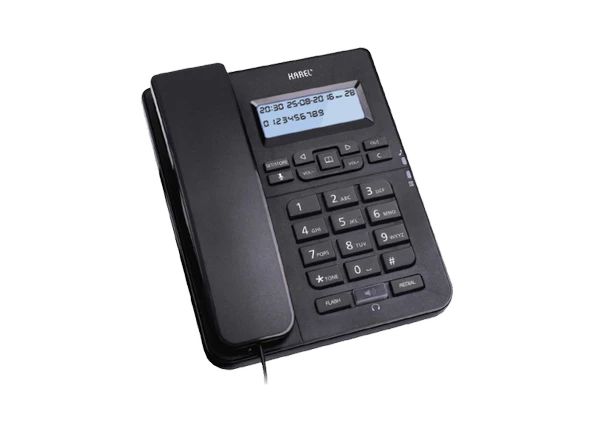 Karel TM145 Masaüstü Telefon SİYAH ürün görseli 1