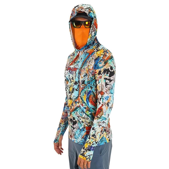 Fujin Pro Angler S24 Buff&Hoodie Makai Orange  XX Large ürün görseli 1