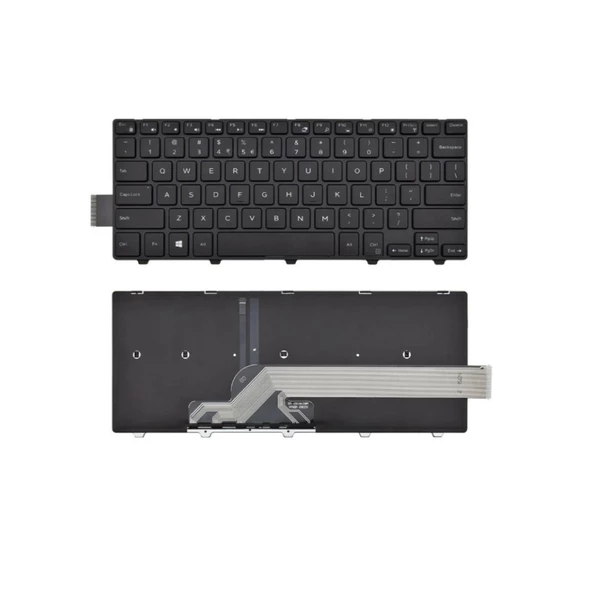 Dell Inspiron 5452, 14-5452 Notebook Klavye - Tuş Takımı / Siyah TR - Işıklı ürün görseli 1