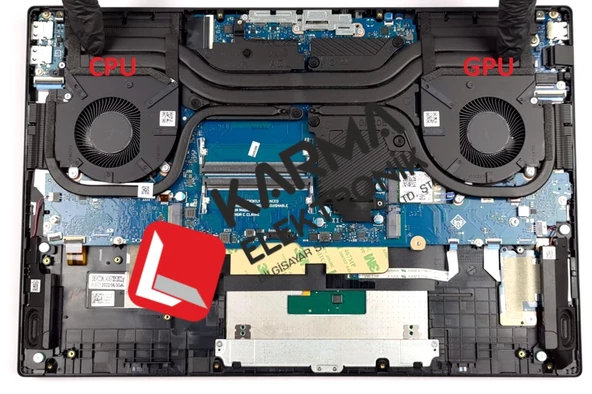 Hp Omen 16-N Serisi Notebook Cpu+Gpu Fanı SET ürün görseli 1