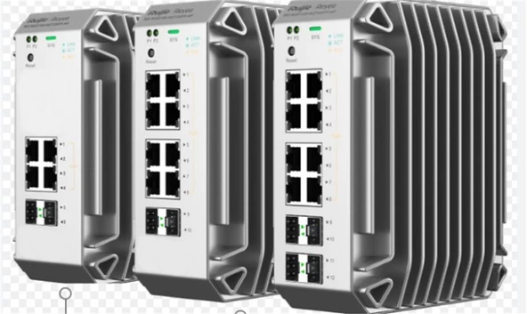 Reyee RG-NIS3100-8GT4SFP-HP 8 Port Poe+ 4 Port SFP 10-100-1000 Endüstriyel Switch ürün görseli 1