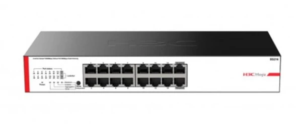 H3C Magic BS216 16 Port 10-100-1000 Mbps Metal Kasa Swich ürün görseli 1