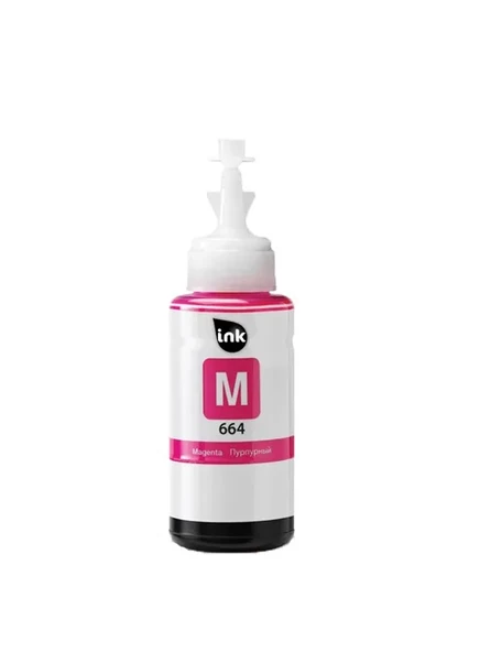 Epson Muadil EL-664, T6643 - 6733 KIRMIZI ŞİŞELİ MÜREKKEP (70 ml) ürün görseli 1